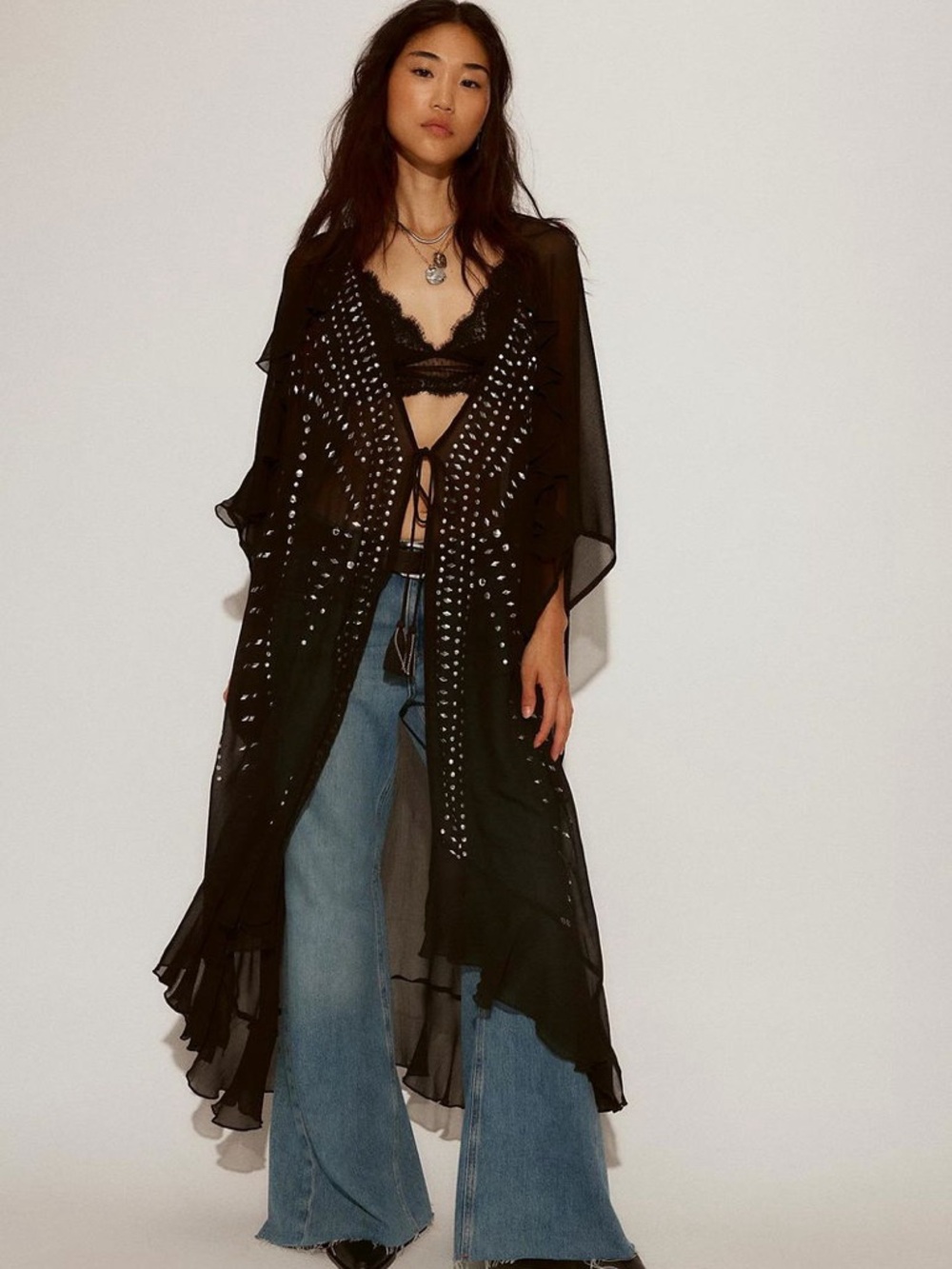 Free People So Billie Studded Duster